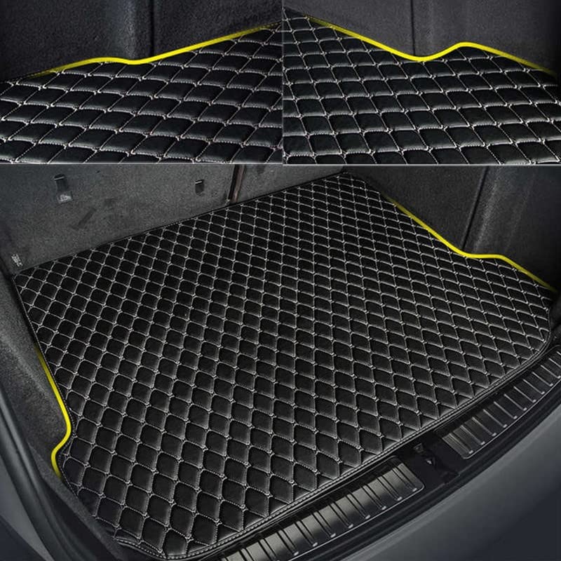 7D Car Trunk/Boot/Dicky PU Leatherette Mat for Sail U- VA  - Black